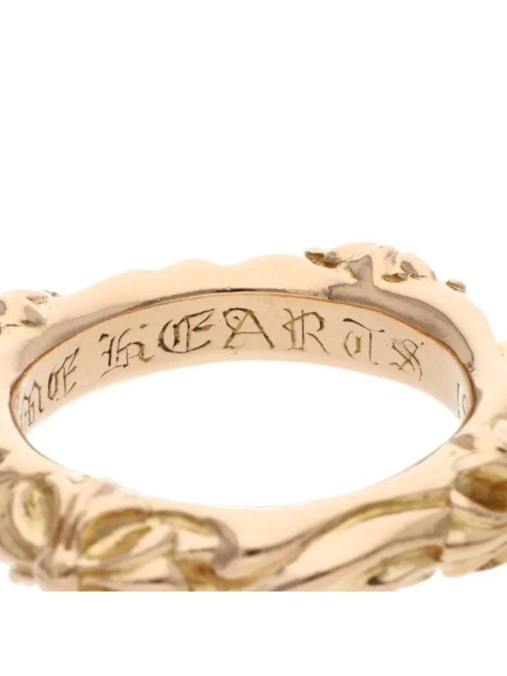 Chrome Hearts 22k Sbt Band Gold Ring